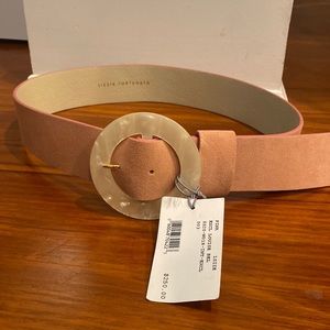 Lizzie Fortunato peach waist belt